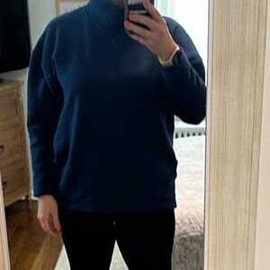 Elegant Blue Turtleneck